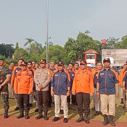 Memasuki Musim Penghujan, Pemkot Bekasi Gelar Apel Kesiapsiagaan Bencana