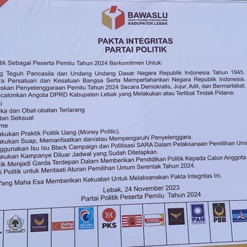 Bawaslu Lebak Gelar Apel Siaga Pengawasan Jelang Kampanye Pemilu 2024