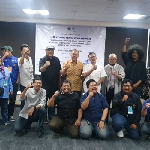 UKW PWI Tangsel Berjalan Sukses, Seluruh Peserta Dinyatakan Kompeten