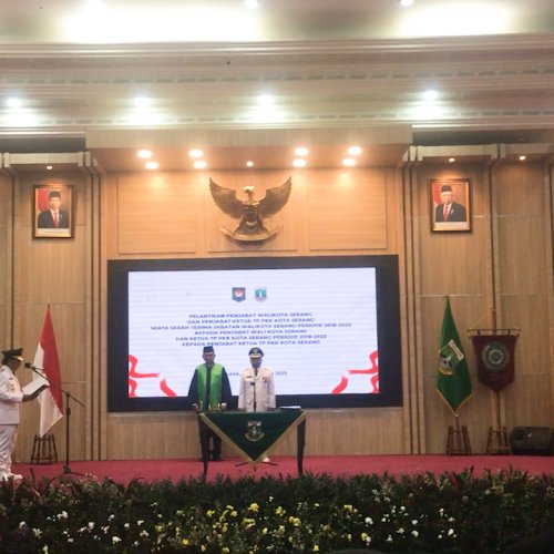 Pejabat Kemendagri Yedi Rahmat Resmi Menjabat Pj Wali Kota Serang