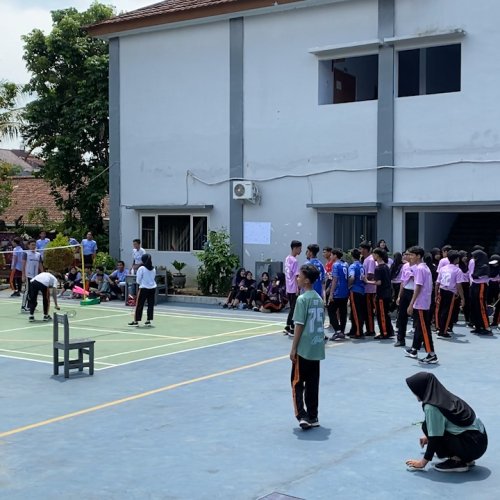 Gebyar Olahraga Jadi Cara Siswa SMAN 1 Rangkasbitung Isi Kekosongan Waktu Pelajar Usai PAS