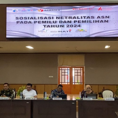 ASN Lebak Kompak Teken Pakta Integritas Netral di Pemilu 2024