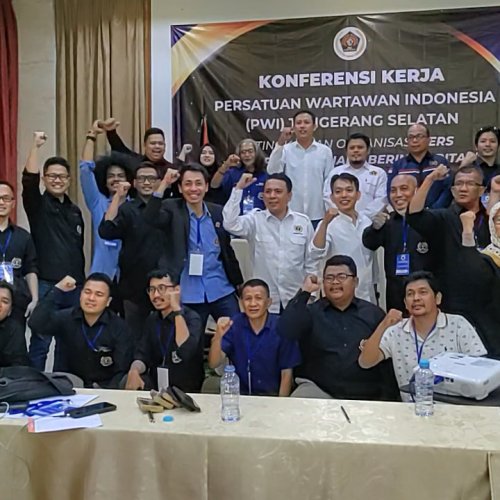 Ahmad Eko Nursanto Kembali Nakhodai PWI Tangsel Periode 2023-2026