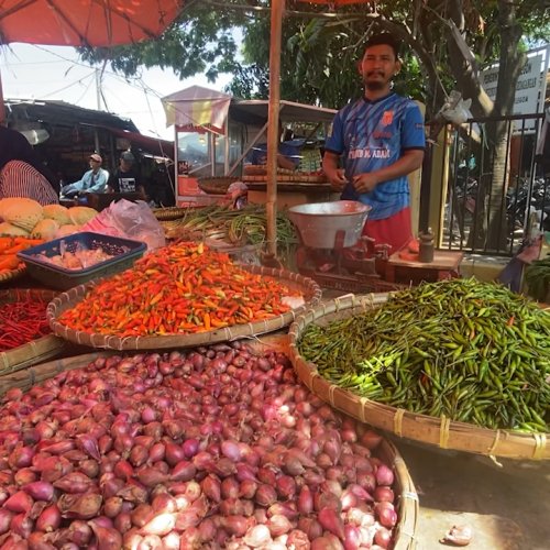 Harga Bahan Sembako di Pasar Kranggot Kota Cilegon Naik