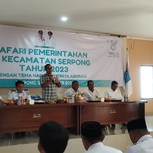 Melalui Safari Pemerintah, Pilar Saga Harap Adanya Kolaborasi Pembangunan di Tangsel