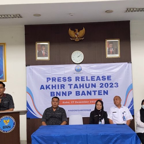 Banten Zona Merah Peredaran Narkoba, BNN Sita 15 Kg Sabu dan 63 Kg Ganja Sepanjang 2023