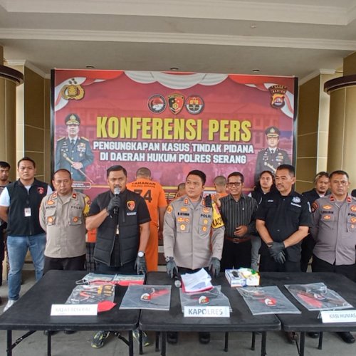 Komplotan Spesialis Curanmor di Kabupaten Serang Dihadiahi Timah Panas