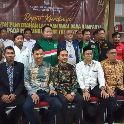 Baru 71 Persen Peserta Pemilu di Kabupaten Serang Laporkan Dana Kampanye