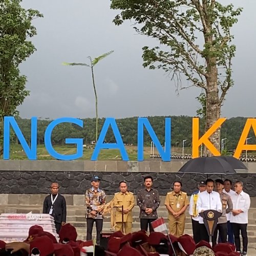 Telan Anggaran Rp2,2 T, Jokowi Resmikan Bendungan Karian Lebak