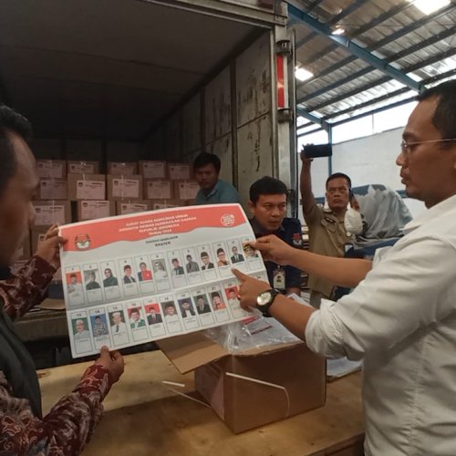 KPU Kabupaten Serang Terima Surat Suara DPD RI Dapil Banten