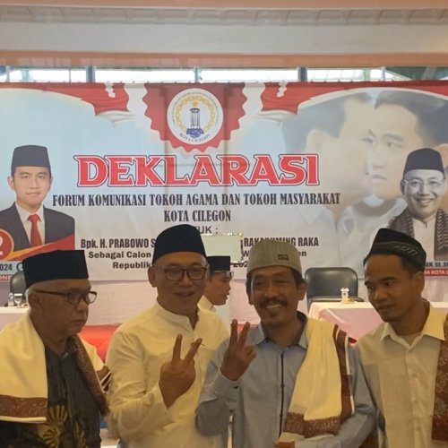 FKTATM Kota Cilegon Deklarasi Dukung Prabowo-Gibran, Helldy: Optimis Satu Putaran