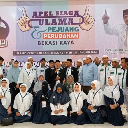 Timnas Amin Gelar Apel Siaga Ulama dan Pejuang Perubahan di Bekasi Cegah Kecurangan Pemilu