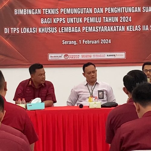 Penuhi Hak Pemilu 2024, KPU Siapkan 3 TPS Khusus di Lapas Kelas IIA Serang