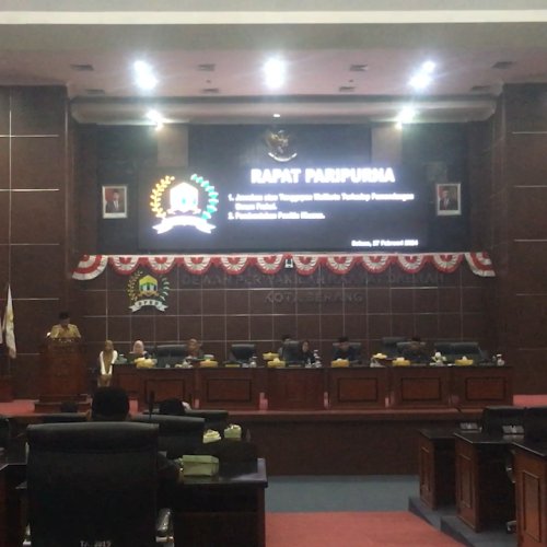 Raperda Usulan Wali Kota Disambut Baik Fraksi DPRD Kota Serang