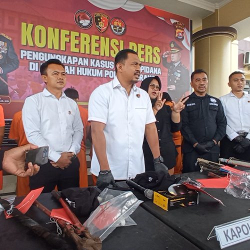 Sok Jago, Geng Motor Tubruk 134 Ditangkap Polres Serang