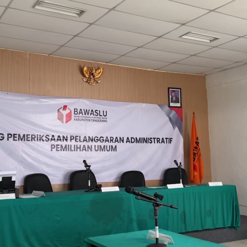 Sidang Dugaan Penggelembungan Suara di Kabupaten Tangerang