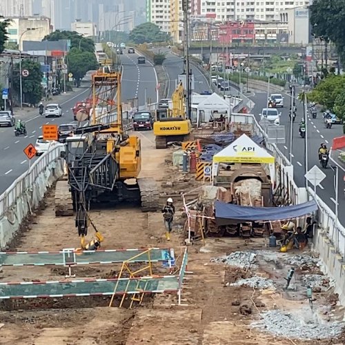 Progres Pembangunan LRT Fase 1B, Dirut JakPro: Sudah 10 Persen Lebih