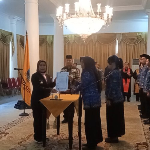 Serahkan SK ke 494 PPPK, Bupati Serang: Semangat Bekerja Urus Masyarakat