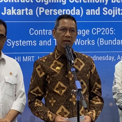 Progres Proyek MRT Fase 2A Rute Bundaran HI-Kota, Heru Budi: Sudah Capai 30% Lebih