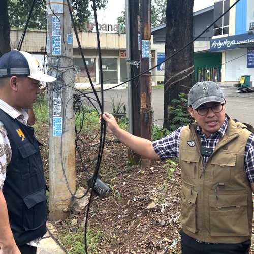 Lima Ruas Jalan di Tangsel Ini Akan Segera Bebas Dari Kabel Semrawut