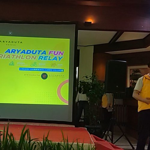 Puncak Tjakap Djiwa dengan Aryaduta Fun Triathlon Relay 2024 Berhadiah Puluhan Juta Rupiah