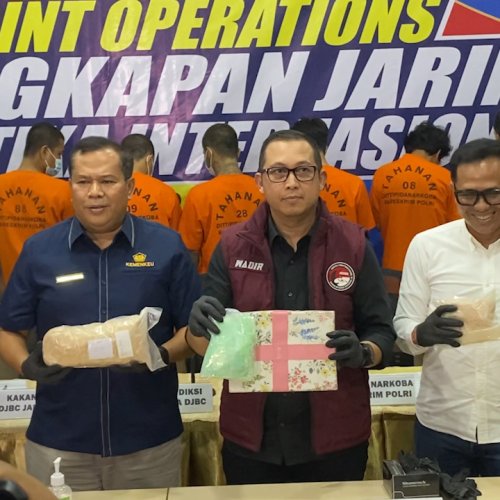 Joint Operation Bea Cukai dan Polri Gagalkan Penyelundupan Puluhan Ribu Butir Ekstasi