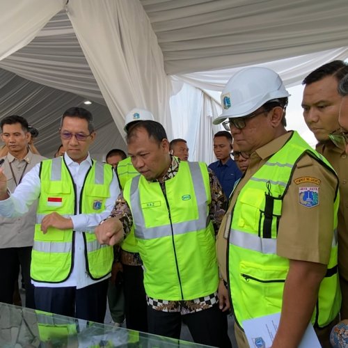 Pj Gubernur DKI Lakukan Groundbreaking RDF Plan Rorotan Jakarta Utara