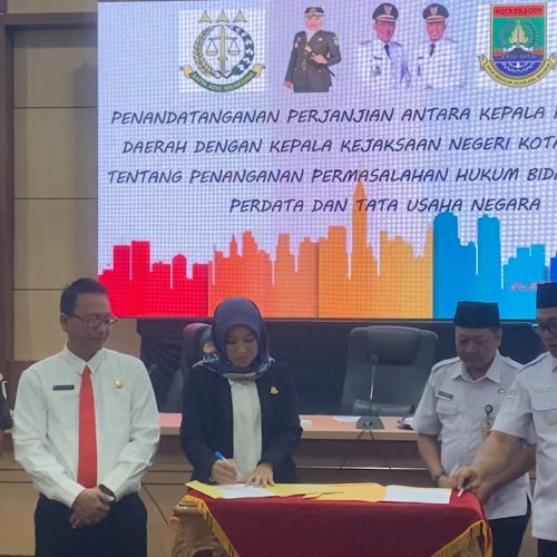 MoU dengan Kejari Kota Cilegon, Helldy: Tidak Ada Kenaikan Pangkat Pakai Uang!