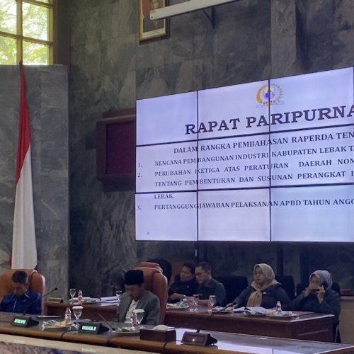 DPRD Lebak Gelar Rapat Paripurna 3 Raperda