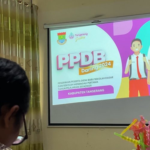 Untuk Jalur Zonasi di PPDB, SMPN 3 Pasar Kemis Gandeng Perangkat Desa