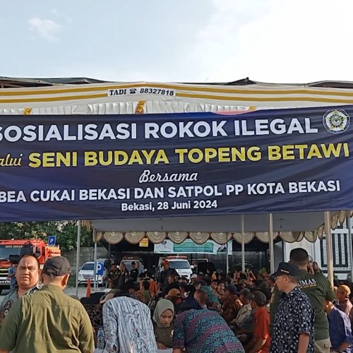 Bea Cukai Masifkan Sosialisasi Gempur Rokok Ilegal di Kota Bekasi