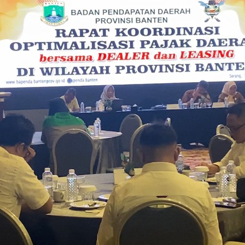 Genjot Pendapatan, Bapenda Banten Kumpulkan Leasing dan Dealer