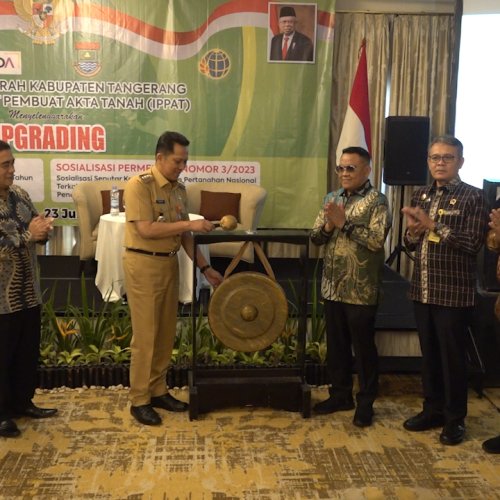 Gandeng IPPAT,  PJ Bupati Tangerang Apresiasi Peningkatan PBB BPHTB