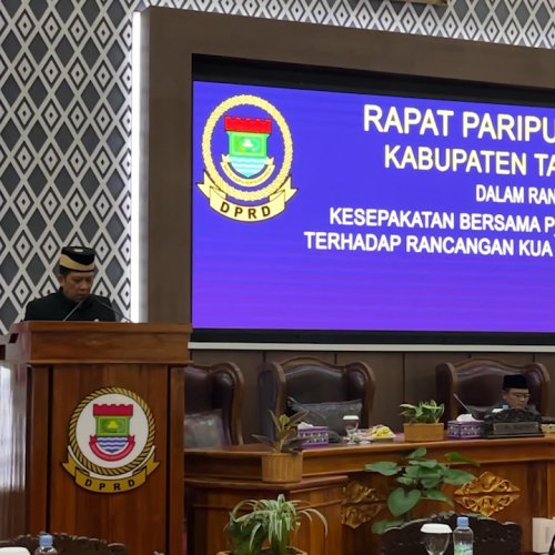 Eksekutif dan Legislatif Sepakat, KUA PPAS APBD Kabupaten Tangerang 2025 Rp7,8 T