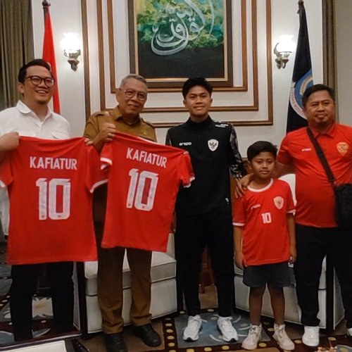 Juara AFF U-19, Pemkot Tangsel Berikan Apresisi Punggawa Timnas Kafiatur Rizki