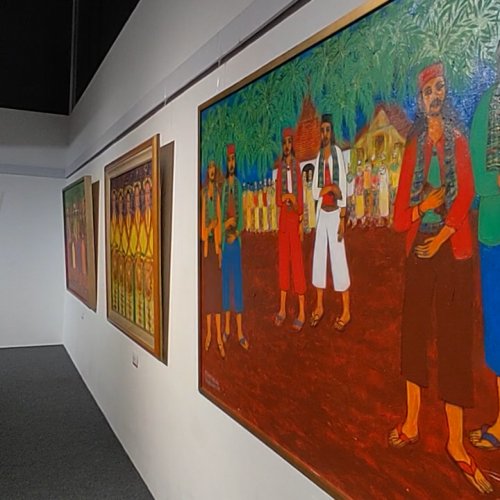 Maestro Pelukis Betawi Sarnadi Adam Gelar Pameran Tunggal di Tangsel