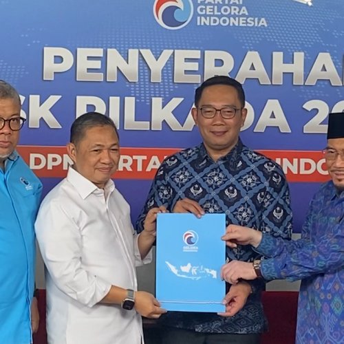 Gelora Resmi Beri Surat Rekomendasi ke Ridwan Kamil-Suswono di Pilgub Jakarta