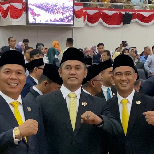 100 Anggota DPRD Banten Resmi Dilantik, Golkar Ambil Alih Pimpinan Sementara