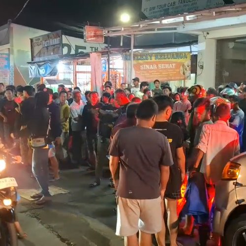 Gagal Menyalip Truk, Pengendara Motor Tewas di Jalan Bhayangkara Tangsel