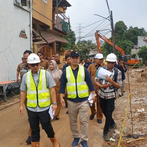 Tinjau Sejumlah Proyek DSDABMBK, Pilar Saga: Semua Berjalan Lancar