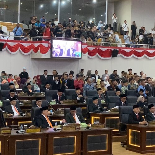 9 Fraksi DPRD Banten Resmi Disahkan, Ini Komposisinya