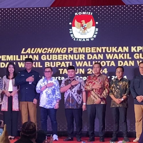 KPU RI Launching KPPS Pilkada 2024, Honor Petugas KPPS Turun Dibanding Pilpres 2024