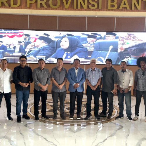 Ketua DPRD Provinsi Banten Dukung Plt PWI Banten, Dorong Penguatan SDM hingga Bangun Sekretariat Baru