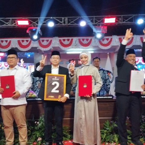 Pilbup Lebak: Hasbi-Amir Nomor 1, Dede-Virnie 2, Sanuji-Fajar 3