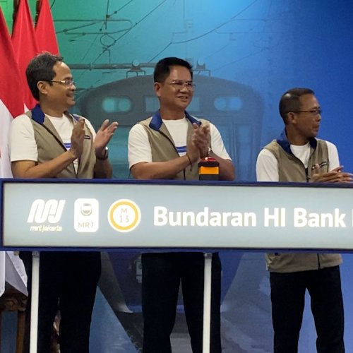 MRT Jakarta Jalin Kemitraan Hak Penamaan, Kini Jadi Stasiun Bundaran HI Bank DKI