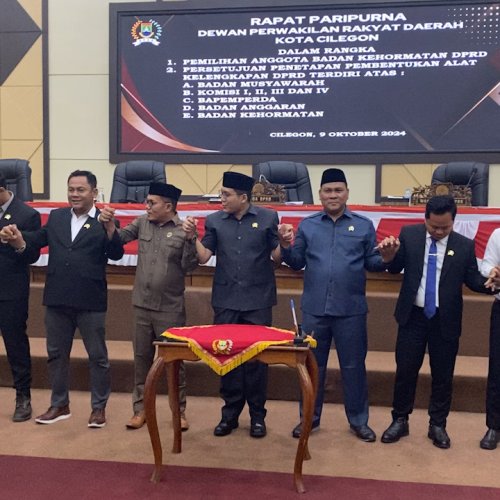 DPRD Kota Cilegon Bentuk Unsur Pimpinan AKD 2024-2029