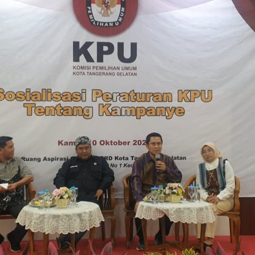 Sosialisasi PKPU soal Kampanye ke Anggota DPRD Kota Tangsel