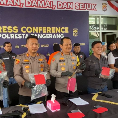 Polresta Tangerang Tangkap Pasutri Pembunuh Pria di Sindang Jaya, Motif Karena Cemburu