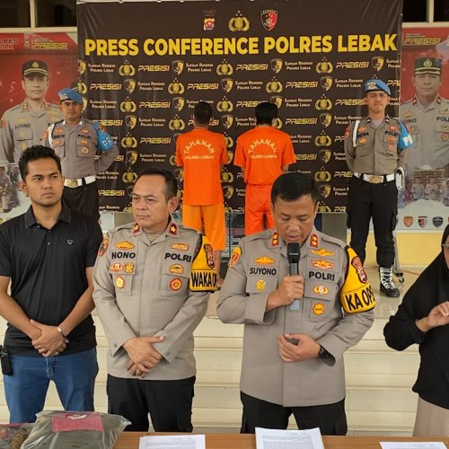 Polisi Tangkap Pendemo Anarkis di DPRD Lebak, Dibayar Rp50 Ribu