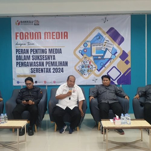 Bawaslu Kota Tangsel Gelar Forum Media Sukseskan Pilkada Serentak 2024